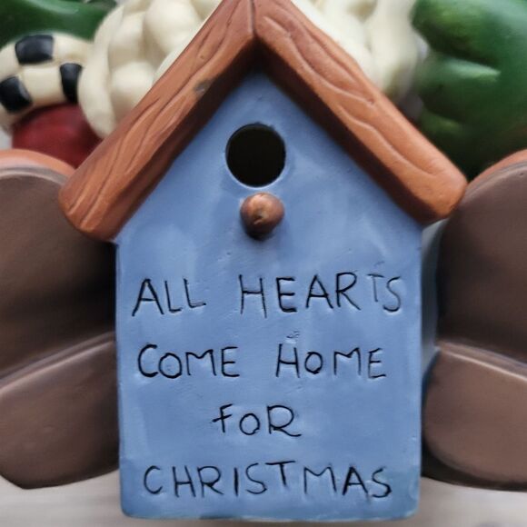 Center Street Design Santa Luminaire "ALL HEARTS COME HOME FOR CHRISTMAS". - Picture 2 of 10